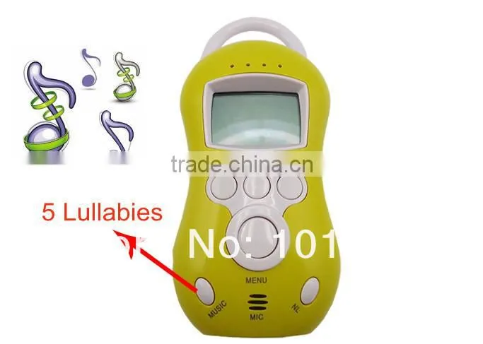 JVE2010 Wireless Audio baby Monitor LCD Two Way Talk Digital Baby Monitor Temperature Infant 2 way Talk VOX LED+5Lullabies