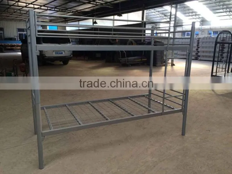 Hebei Bazhou detachable strong wrought iron metal bunk bed