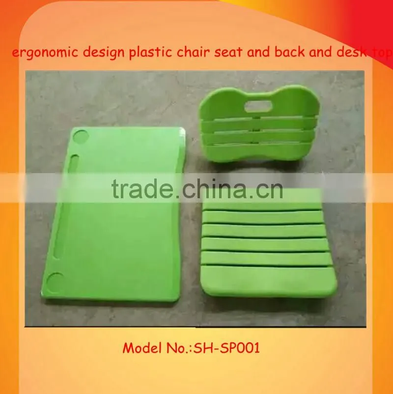 popular ergonomic design child study table and chair plastic school desk and chair top
