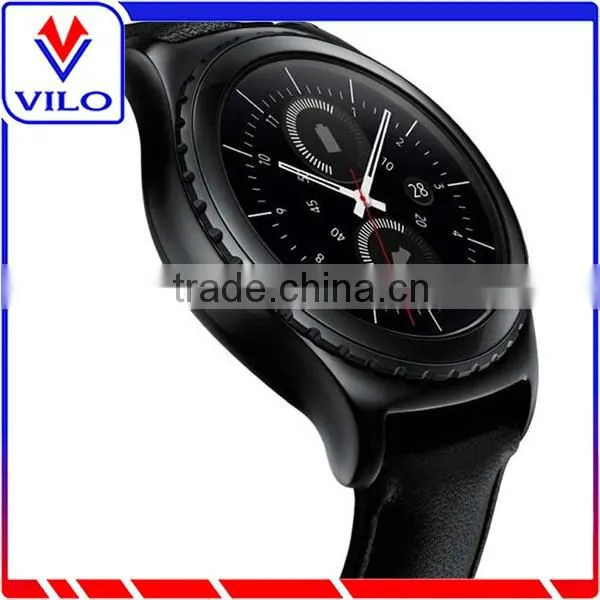 Genuine leather watch strap band waterproof leather watch strap for Samsung