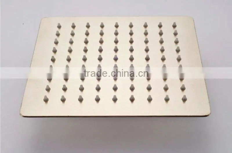 8inch Ultra Thin Brushed Nickel Ceiling Mounted Rain Shower Head Stainless Steel