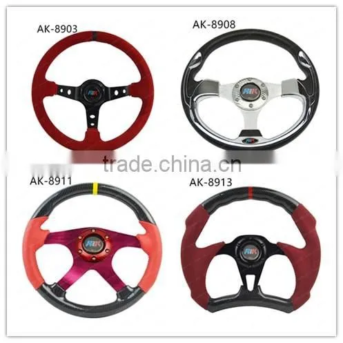 Universial vehicle steering carbon fiber wheel car driving steering wheel