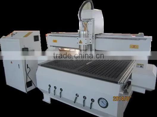 cnc wood machine with two exchanging spindles