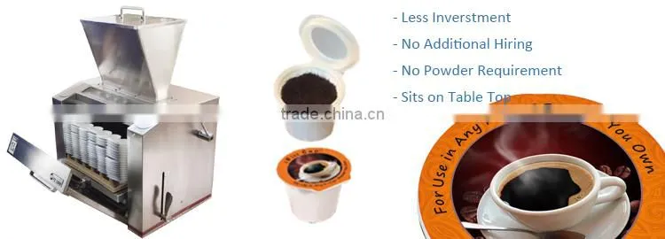 T Desktop Type Manual K-Cup Filling Machine