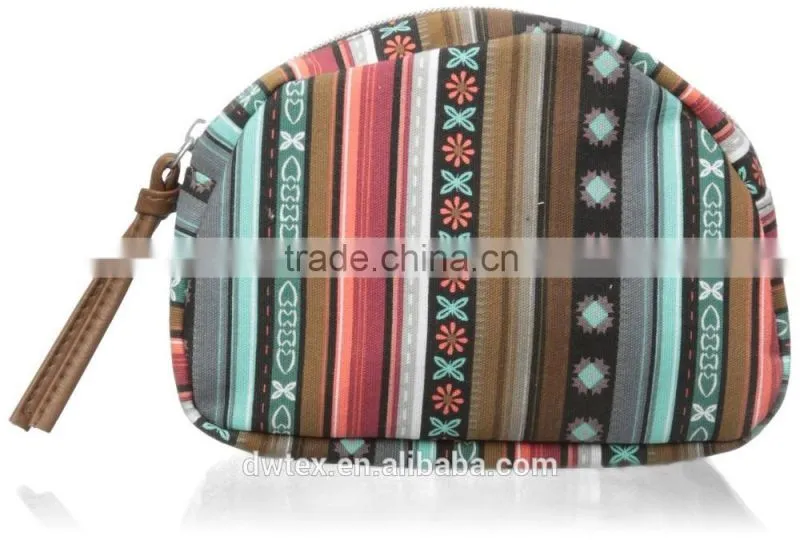 High Quality Customized Design Zipper Enclosure Women Purse Wallet Make Up Bag