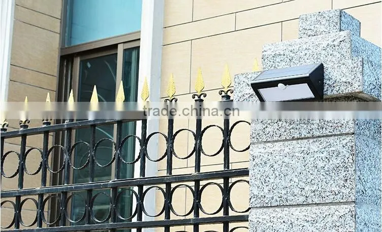 36LED Solar Powered triangle Sensor LED outdoor Wall Mounted light