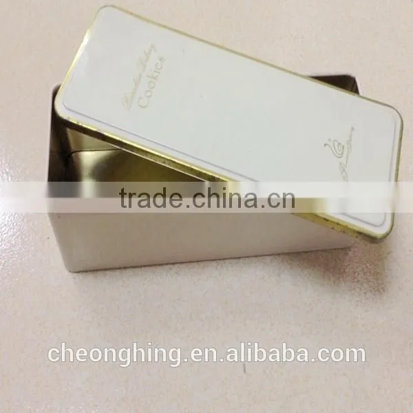 Customized Designed rectangular confectionery,tea tin box,can for promotion