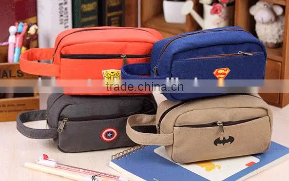 Fashion league of legends large volume pencil case with two zippers