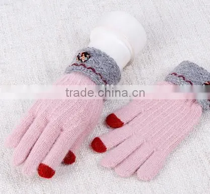 Factory Direct Sale Finger Touch Screen Gloves Leisure Design
