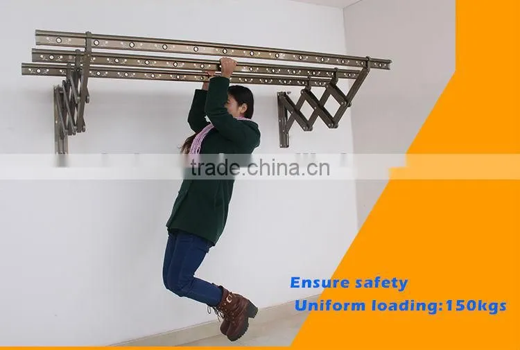 OEM Stainless Steel Wall Mounted Clothes Drying Rack