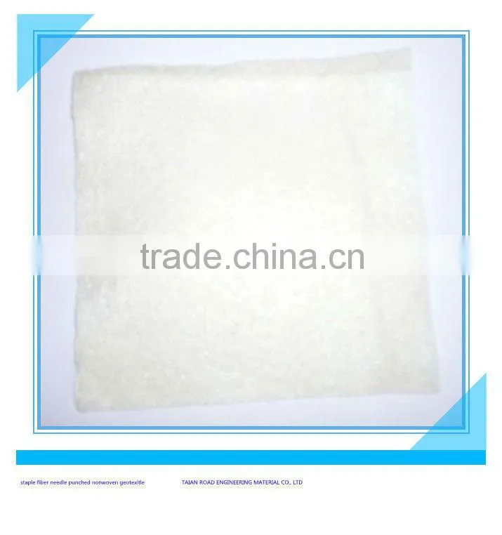 staple fiber nonwoven geotextile