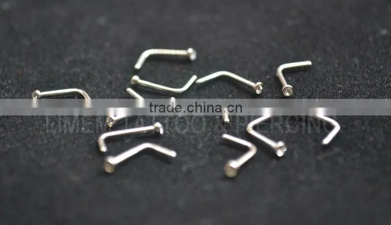 fake industrical piercing jewelry-GL10011-eyebrow jewelry-adhesive piercing jewelry