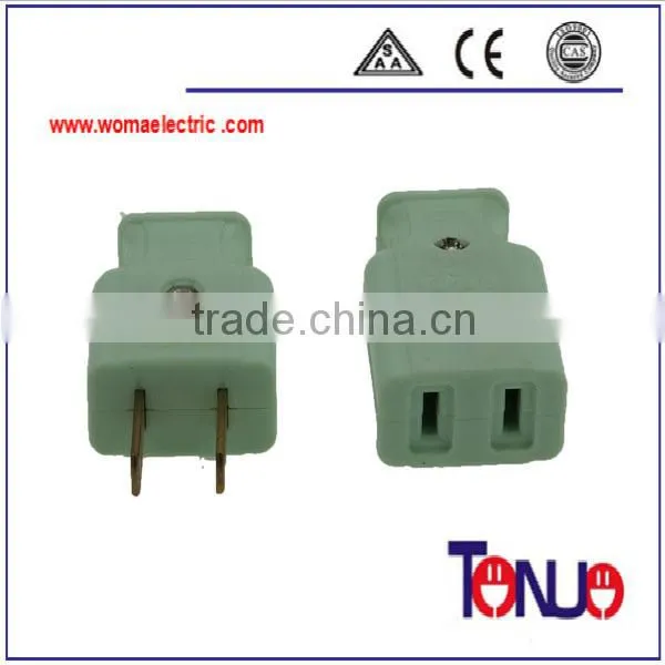 Thailand male to female electric socket 2 pin flat plug