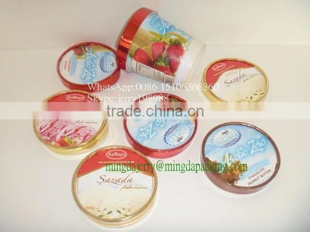 500ml Ice Cream Paper Cup with haagen daz lid