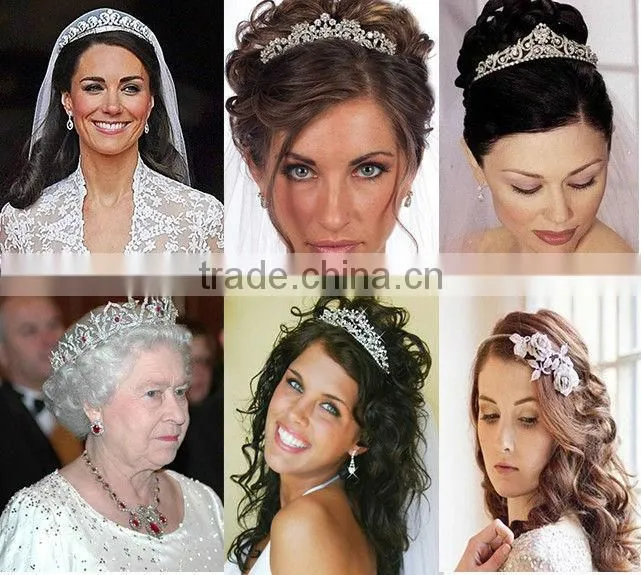 2013 Cheap Wholesale Fashion Jewelry Tiara Crown Rhinestone Hair Comb Accessory