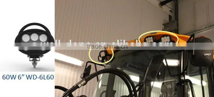 60w led work light for trucks / tractor / trailer