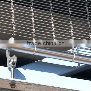Woven wire drapery/Decorative metal woven curtain