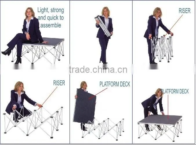 small aluminum smart truss stagetage