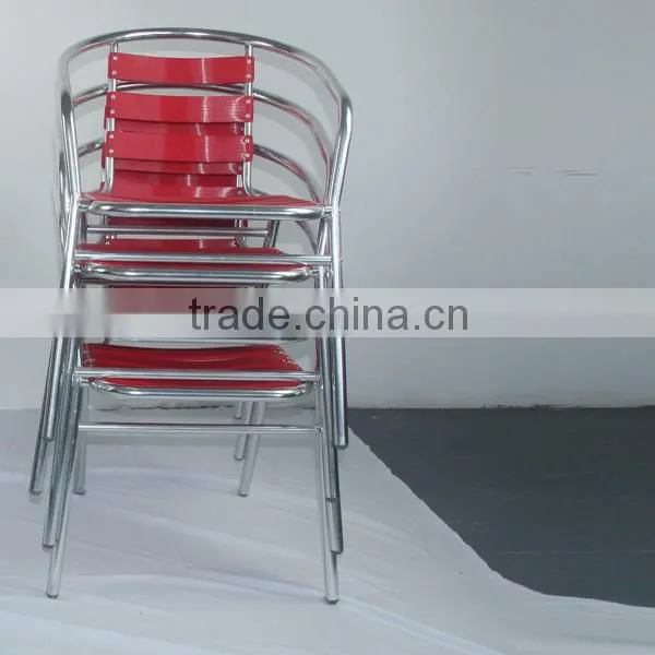 Chinese furniture aluminum colorful dining restaurant set YC001A YT31A