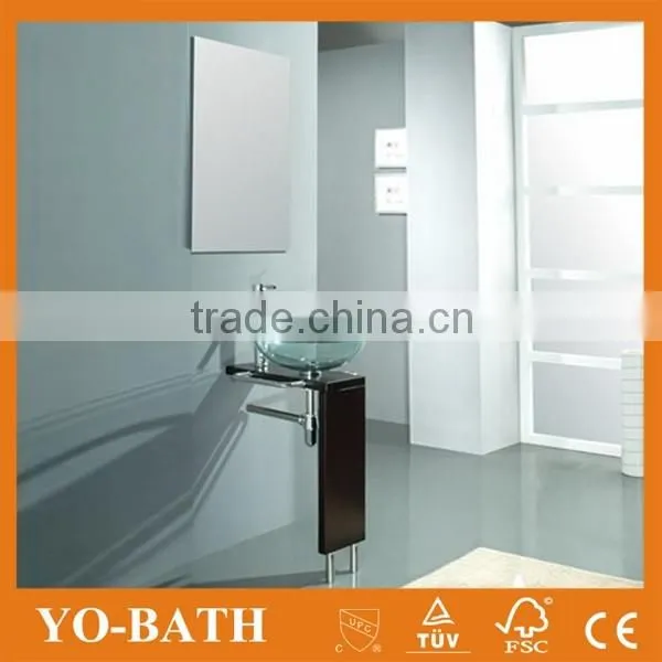 YO- BATH glass bathroom vanities YO-G001