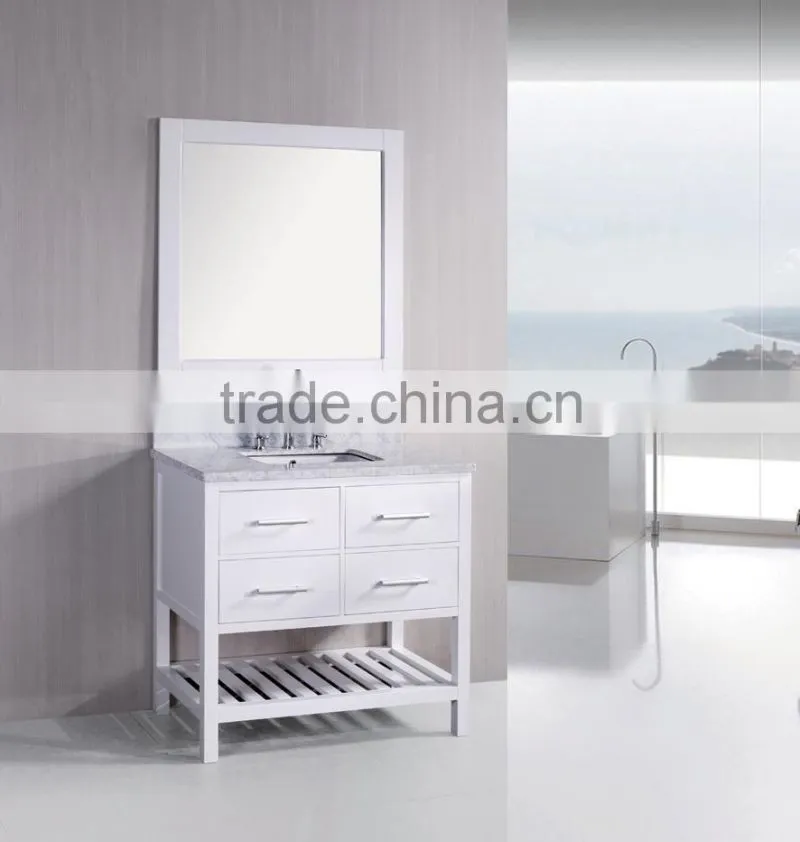 36" free standing wooden espresso modern bathroom vanity YO-W098B