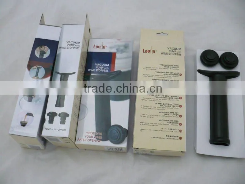 Give away gift, wine accessories, wine pump