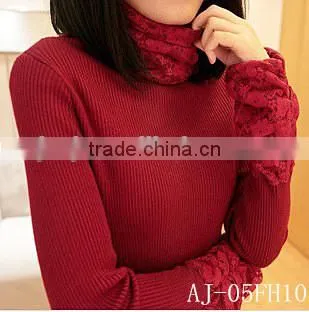 Lace heap heap led long sweater