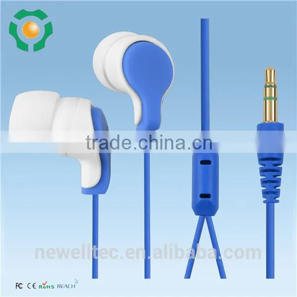 animal design soft PVC pattern catoon earphone