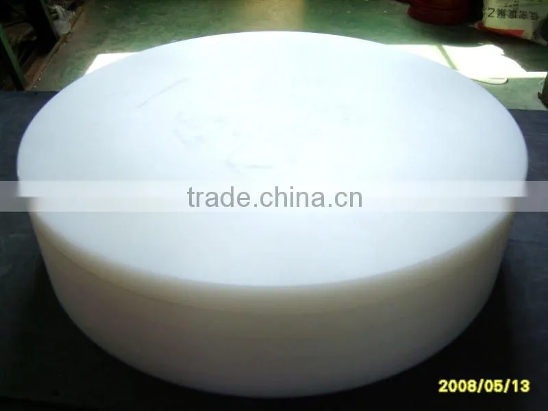 LDPE white plastic cutting board