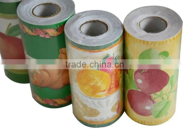 pvc natural flower wallpaper border
