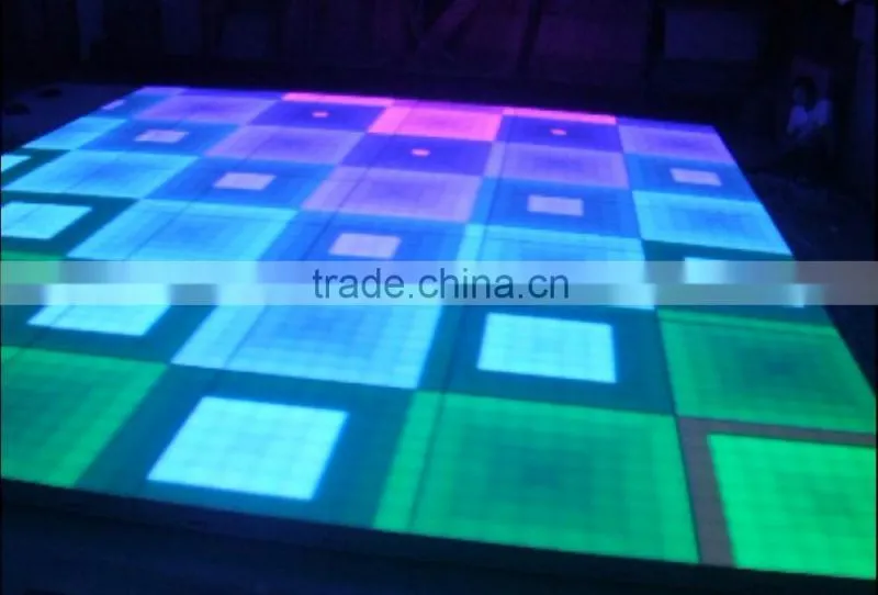 Interactive led dance floor
