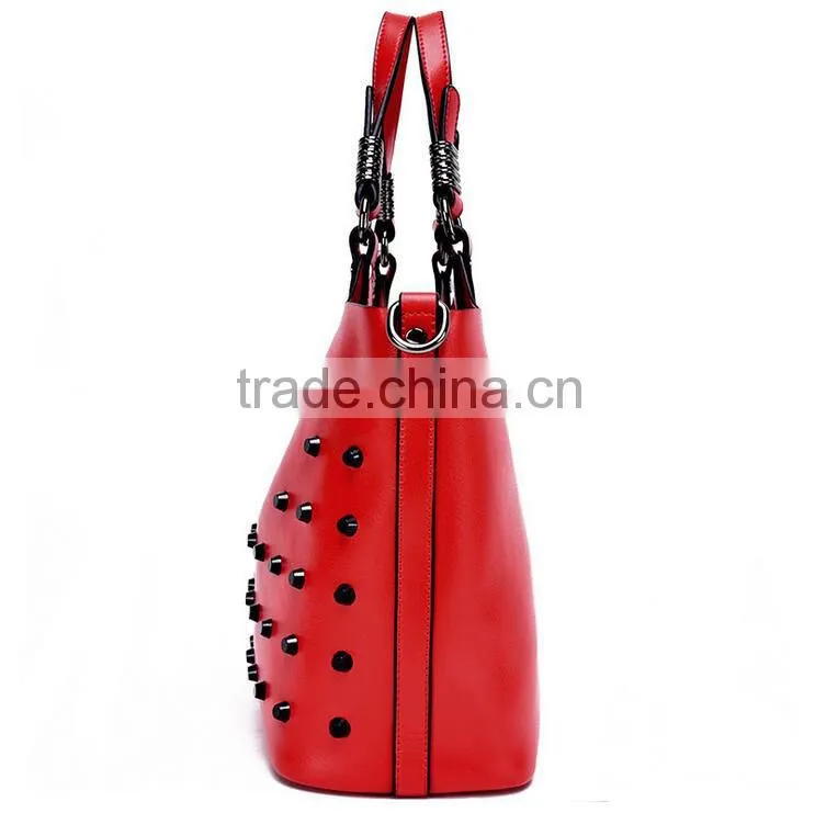 Women fashion handle silicon lady handbag