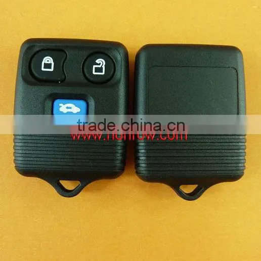 3 button Remote Key shell with 315MHz for Ford with electronics and battery ,Back blank