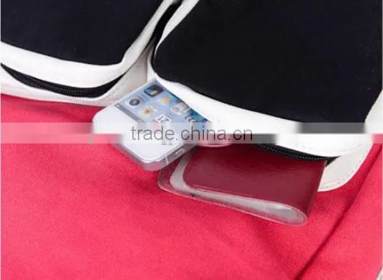 2015 New Fashion blue canvas backpacks wholesale