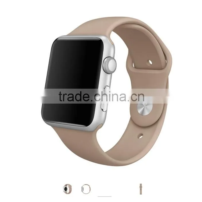 Silicone Watch Band Fitness Bracelet Strap For Apple Watch /Watch Sport Edition 38mm 42mm