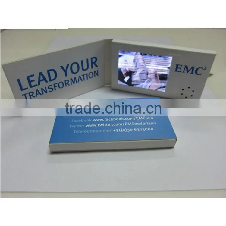 Quality products video playing card new product launch in china