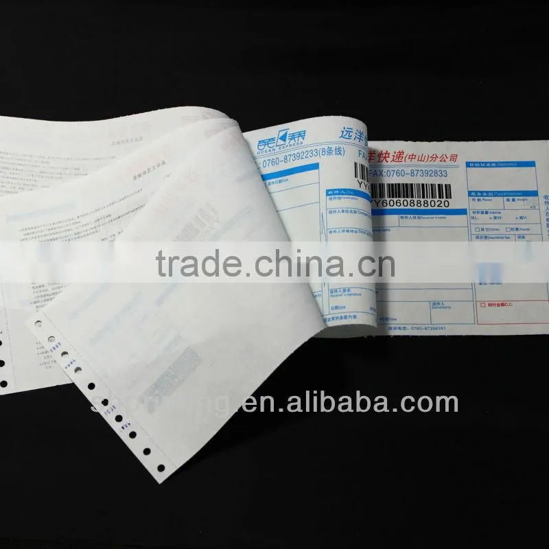 carbonless billing forms printing consignment paper