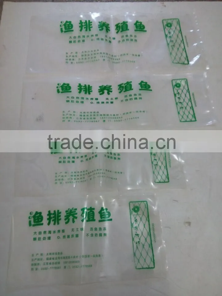 Nylon & PE Back Center Heat Sealed Vacuum Bag With Euro Slot