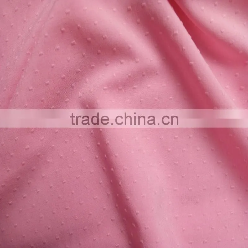 100% Polyester Jacquard Dot 4 Way Spandex Fabric Wholesale for Legging