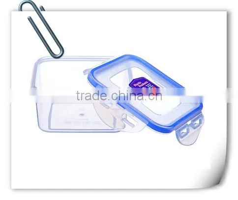 disposable food grade 400ml square shape plastic kitchen food container