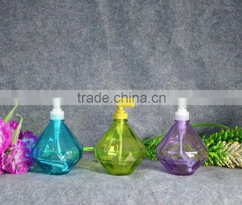 pumpkin shaped glass lotion bottle