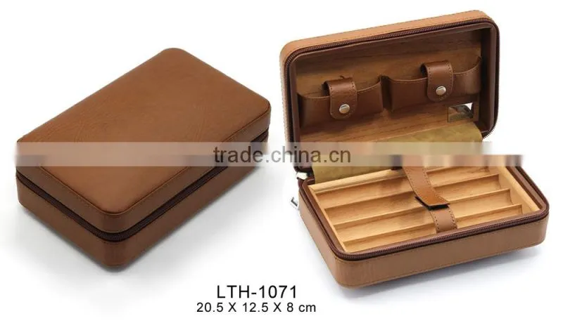 Case Leather Cohiba cigar humidor for cigar
