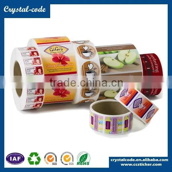 High quality custom print waterproof pp label