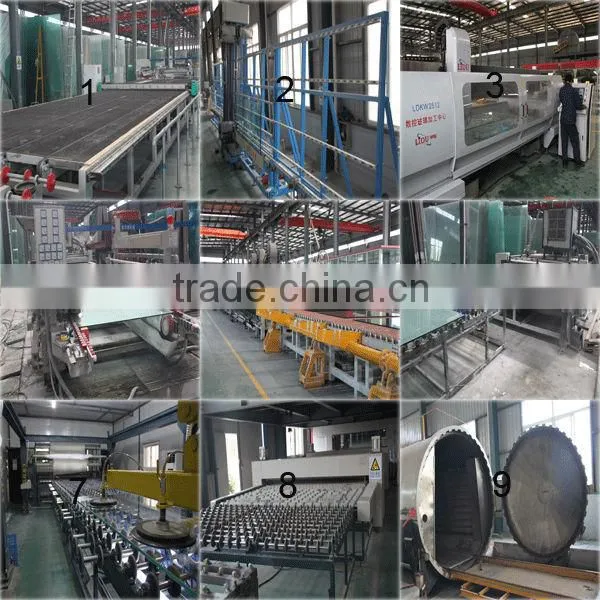 Curved Toughened Glass For Building