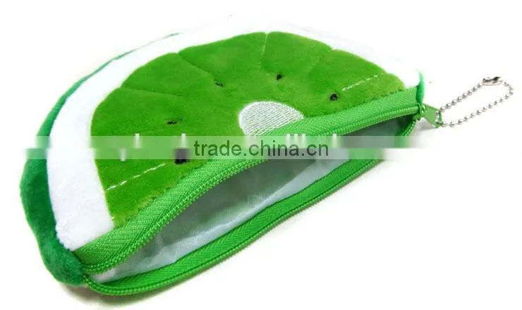 Soft Plush Coin Purse Fruit Designs
