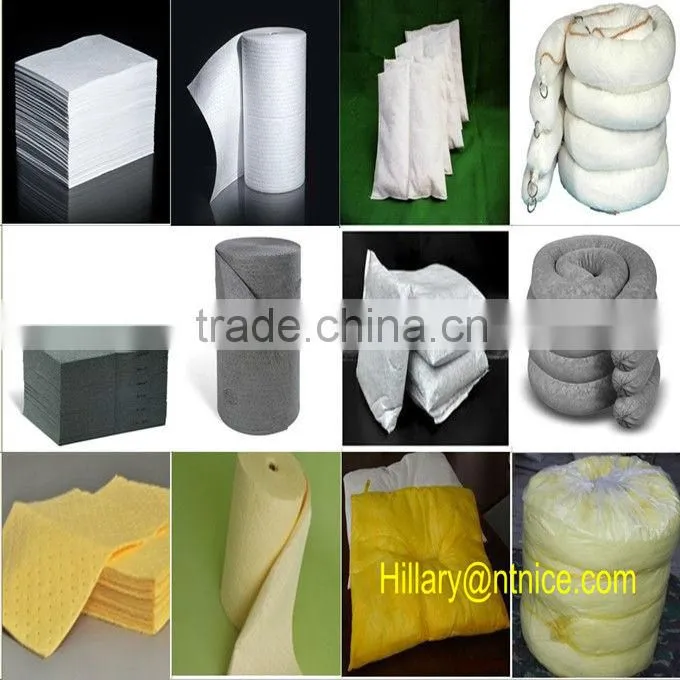 PP% Industrial Oil Spill Absorbent Sheet Pad