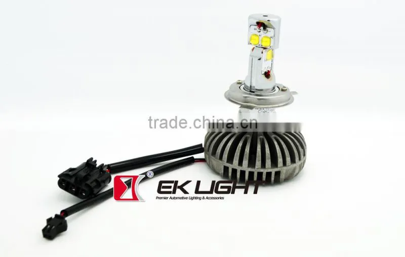 2015 EK patent led car headlight kit 3800lm 6v h4 car led headlight