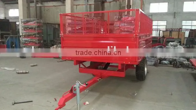 4000kgs Hydraulic Tipping Trailer , farm trailer for tractor