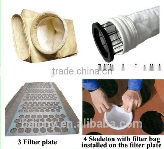 Pulse dust collector for cement plant