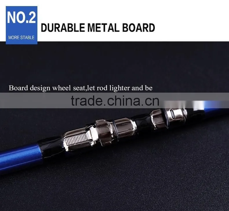 2016 New Design 3.6 Meter/Fiber Carbon ISO Spinning Poles 6 Sections Fishing Rods
